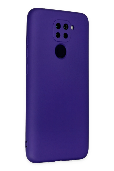 Newface Xiaomi Redmi Note 9 Kılıf Nano içi Kadife Silikon - Mor resmi