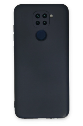 Newface Xiaomi Redmi Note 9 Kılıf Nano içi Kadife Silikon - Lacivert resmi