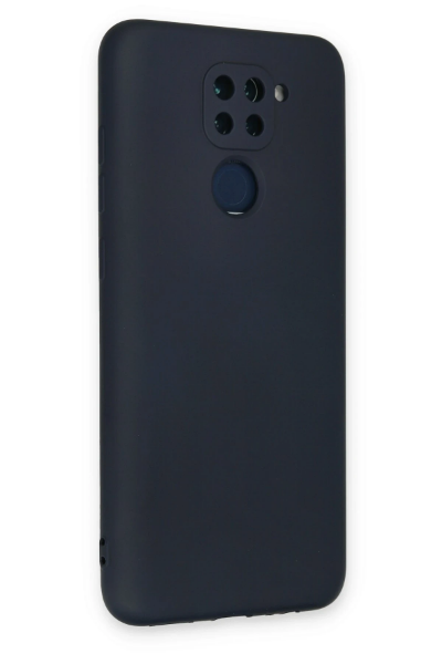 Newface Xiaomi Redmi Note 9 Kılıf Nano içi Kadife Silikon - Lacivert resmi