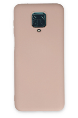 Newface Xiaomi Redmi Note 9 Pro Kılıf Nano içi Kadife Silikon - Pudra resmi