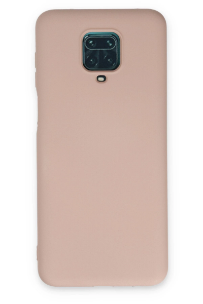 Newface Xiaomi Redmi Note 9 Pro Kılıf Nano içi Kadife Silikon - Pudra resmi