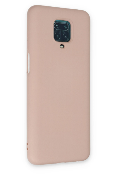Newface Xiaomi Redmi Note 9 Pro Kılıf Nano içi Kadife Silikon - Pudra resmi