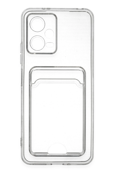 Newface Xiaomi Poco X5 5G Kılıf Kart Şeffaf Silikon - Şeffaf resmi