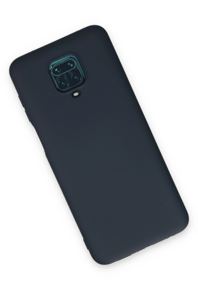Newface Xiaomi Redmi Note 9 Pro Kılıf Nano içi Kadife Silikon - Lacivert resmi