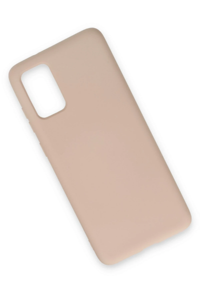 Newface Samsung Galaxy S20 Plus Kılıf Nano içi Kadife Silikon - Pudra resmi