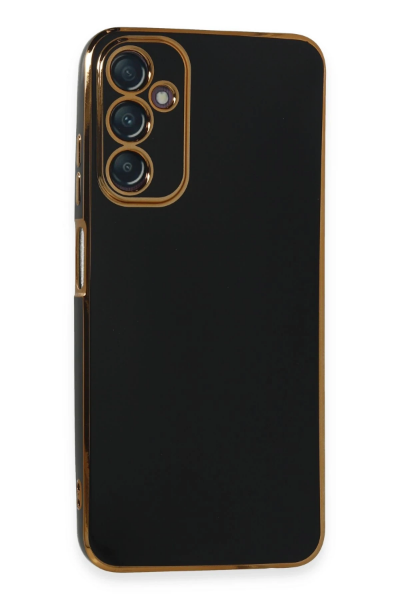 Newface Samsung Galaxy A05S Kılıf Volet Silikon - Siyah resmi