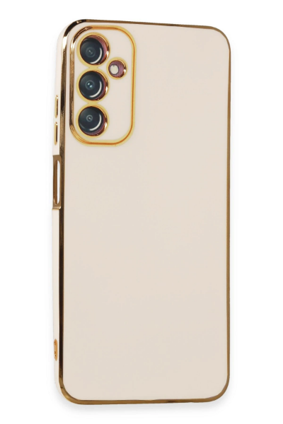 Newface Samsung Galaxy A05S Kılıf Volet Silikon - Beyaz resmi