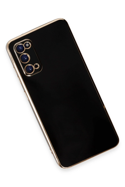 Newface Samsung Galaxy S20 Kılıf Volet Silikon - Siyah resmi