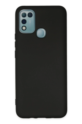 Newface İnfinix Hot 10 Play Kılıf Nano içi Kadife Silikon - Siyah resmi