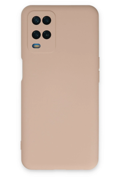 Newface Oppo A54 4G Kılıf Nano içi Kadife Silikon - Pudra resmi