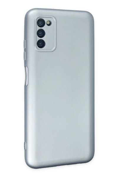 Newface Samsung Galaxy A03S Kılıf Nano içi Kadife Silikon - Sky Blue resmi