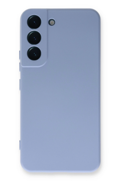 Newface Samsung Galaxy S22 Plus Kılıf Nano içi Kadife Silikon - Lila resmi