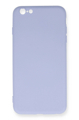 Newface iPhone 6 Plus Kılıf Nano içi Kadife Silikon - Lila resmi