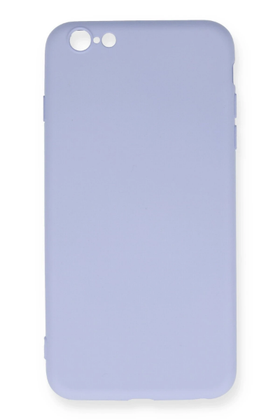 Newface iPhone 6 Plus Kılıf Nano içi Kadife Silikon - Lila resmi