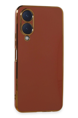 Newface Vivo Y17S Kılıf Volet Silikon - Kırmızı resmi