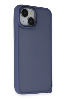 Newface iPhone 15 Kılıf Elegant Kapak - Açık Mavi resmi