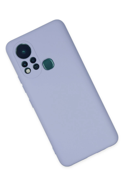Newface İnfinix Hot 11s Kılıf Nano içi Kadife Silikon - Lila resmi