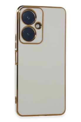 Newface Vivo Y27 Kılıf Volet Silikon - Beyaz resmi