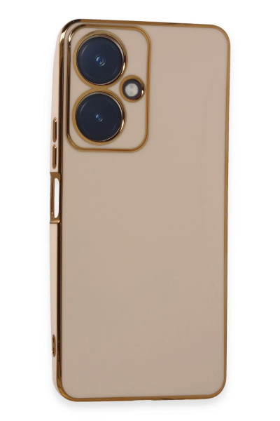 Newface Vivo Y27 Kılıf Volet Silikon - Pembe resmi