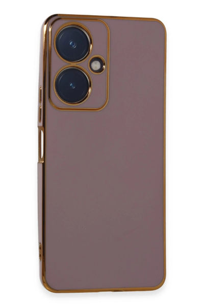 Newface Vivo Y27 Kılıf Volet Silikon - Mor resmi