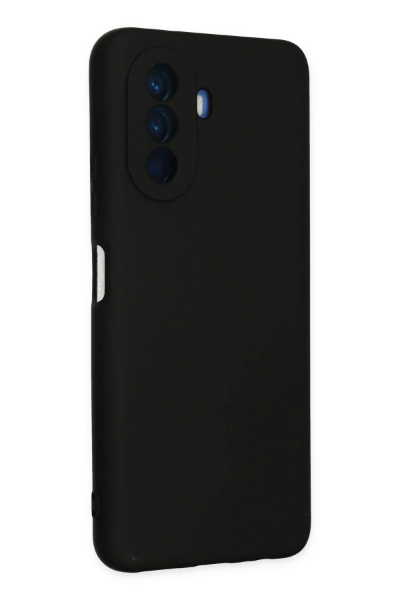 Newface Huawei Nova Y70 Kılıf Nano içi Kadife Silikon - Siyah resmi