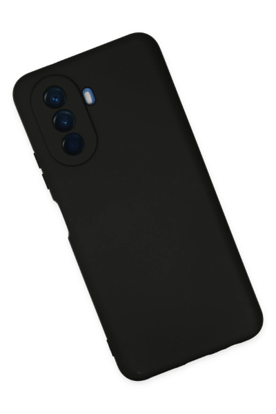 Newface Huawei Nova Y70 Kılıf Nano içi Kadife Silikon - Siyah resmi