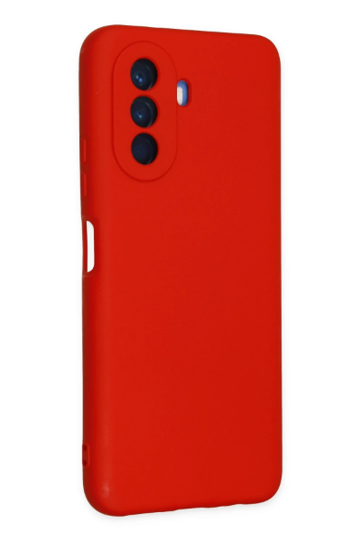 Newface Huawei Nova Y70 Kılıf Nano içi Kadife Silikon - Kırmızı resmi