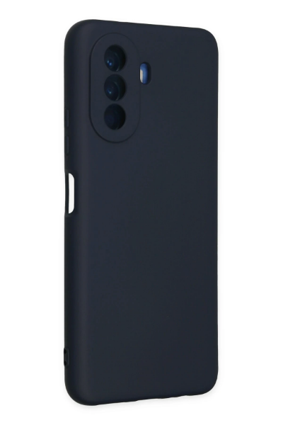 Newface Huawei Nova Y70 Kılıf Nano içi Kadife Silikon - Lacivert resmi