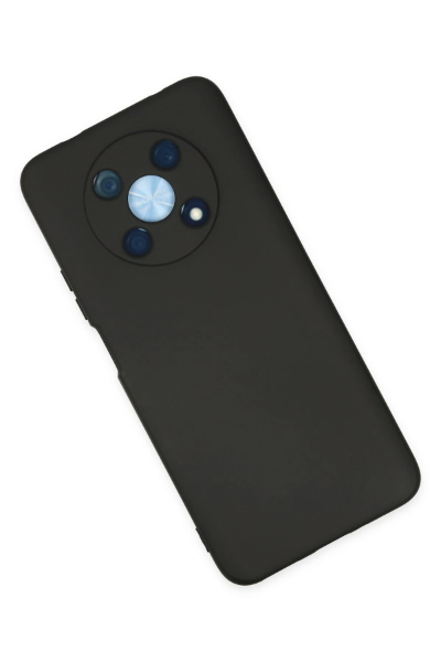 Newface Huawei Nova Y90 Kılıf Nano içi Kadife Silikon - Siyah resmi