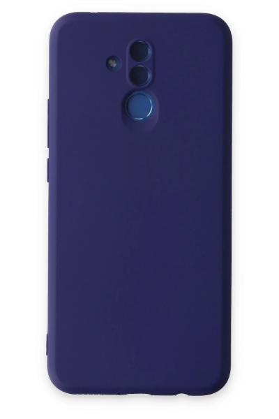 Newface Huawei Mate 20 Lite Kılıf Nano içi Kadife Silikon - Mor resmi