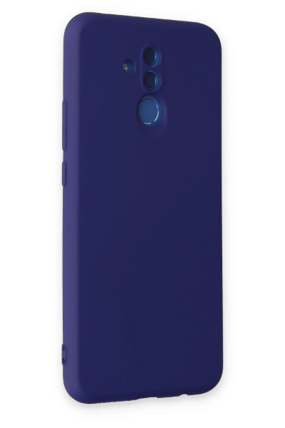 Newface Huawei Mate 20 Lite Kılıf Nano içi Kadife Silikon - Mor resmi