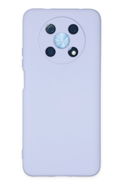 Newface Huawei Nova Y90 Kılıf Nano içi Kadife Silikon - Lila resmi