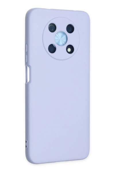 Newface Huawei Nova Y90 Kılıf Nano içi Kadife Silikon - Lila resmi