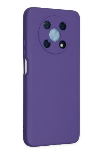 Newface Huawei Nova Y90 Kılıf Nano içi Kadife Silikon - Mor resmi