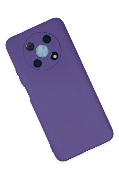 Newface Huawei Nova Y90 Kılıf Nano içi Kadife Silikon - Mor resmi