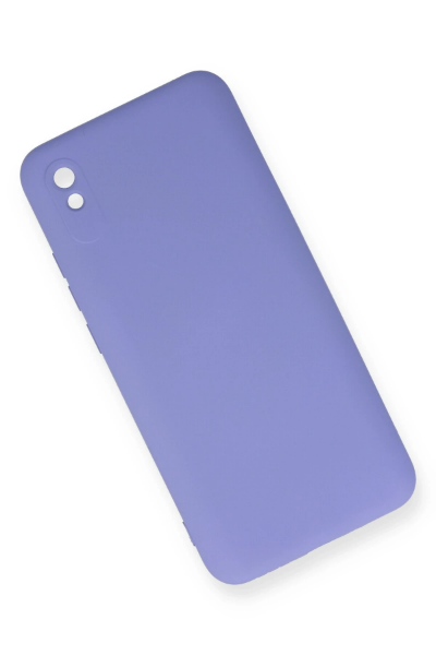 Newface Xiaomi Redmi 9A Kılıf Nano içi Kadife Silikon - Lila resmi