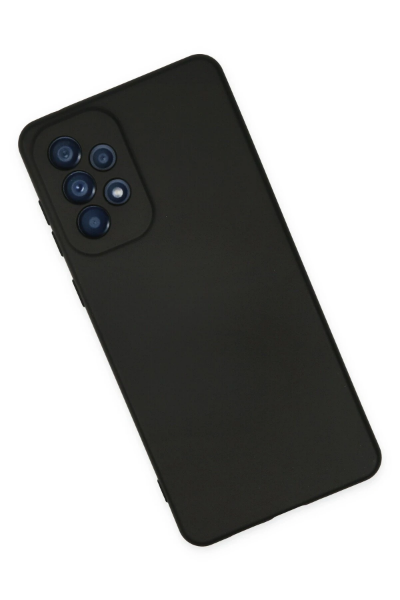 Newface Samsung Galaxy A23 4G Kılıf Nano içi Kadife Silikon - Siyah resmi