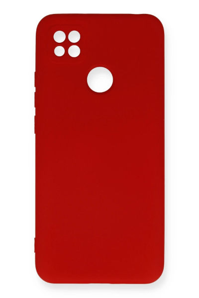 Newface Xiaomi Redmi 9C Kılıf Nano içi Kadife Silikon - Kırmızı resmi