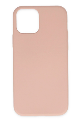 Newface iPhone 11 Pro Max Kılıf Nano içi Kadife Silikon - Pudra resmi