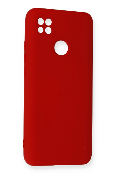 Newface Xiaomi Redmi 9C Kılıf Nano içi Kadife Silikon - Kırmızı resmi