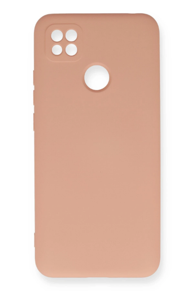 Newface Xiaomi Redmi 9C Kılıf Nano içi Kadife Silikon - Pudra resmi