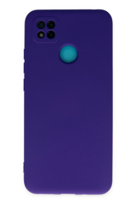Newface Xiaomi Redmi 9C Kılıf Nano içi Kadife Silikon - Mor resmi