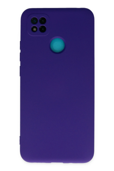 Newface Xiaomi Redmi 9C Kılıf Nano içi Kadife Silikon - Mor resmi