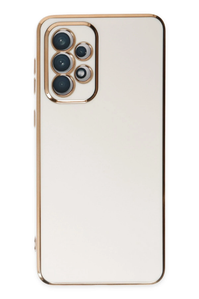 Newface Samsung Galaxy A73 5G Kılıf Volet Silikon - Beyaz resmi