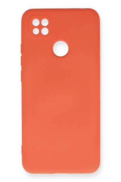 Newface Xiaomi Redmi 9C Kılıf Nano içi Kadife Silikon - Turuncu resmi