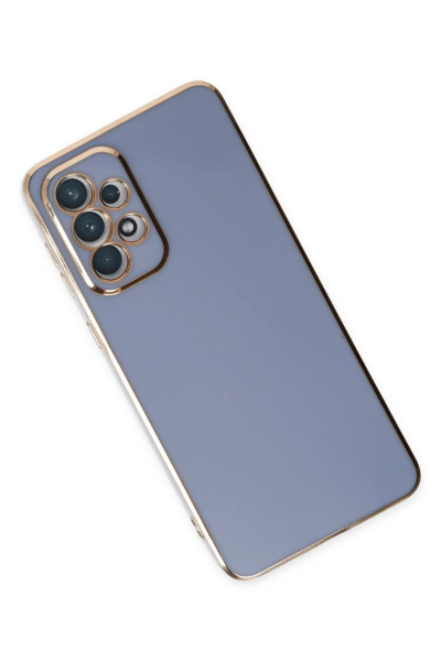 Newface Samsung Galaxy A73 5G Kılıf Volet Silikon - Mavi resmi