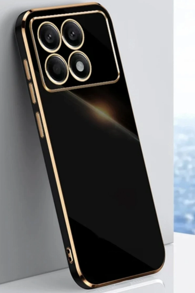 Newface Xiaomi Poco X6 Pro Kılıf Volet Silikon - Siyah resmi