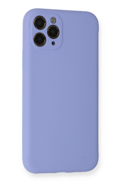 Newface iPhone 11 Pro Kılıf Nano içi Kadife Silikon- Lila resmi