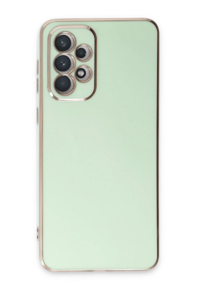 Newface Samsung Galaxy A73 5G Kılıf Volet Silikon - Açık Yeşil resmi