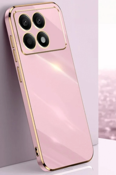 Newface Xiaomi Poco X6 Pro Kılıf Volet Silikon - Pembe resmi